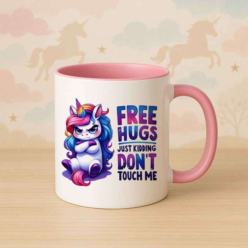 Free Hugs Unicorn Mug