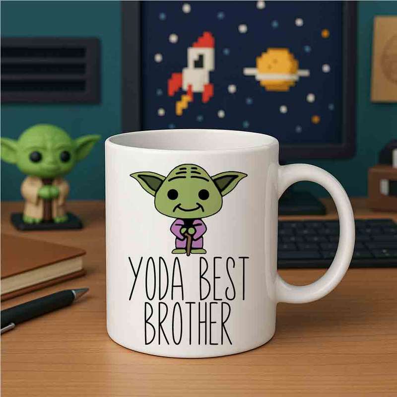 Yoda best Brother coffee mug