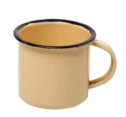 Blank Enamel Mugs  White, Cream & Green Options
