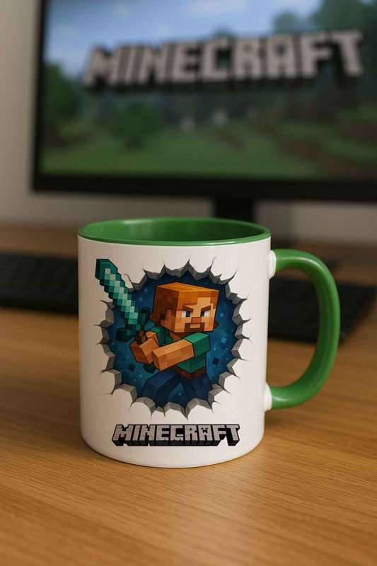 Minecraft  Diamond Sword Hero Mug