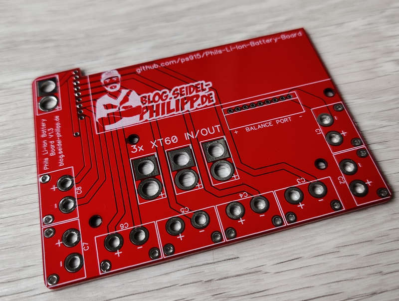 Phils Li-Ion Battery Board V1.3