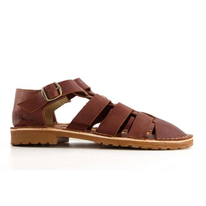 BATA SAFARI MENS SANDAL CLOSE TOE TAN SIZE 10