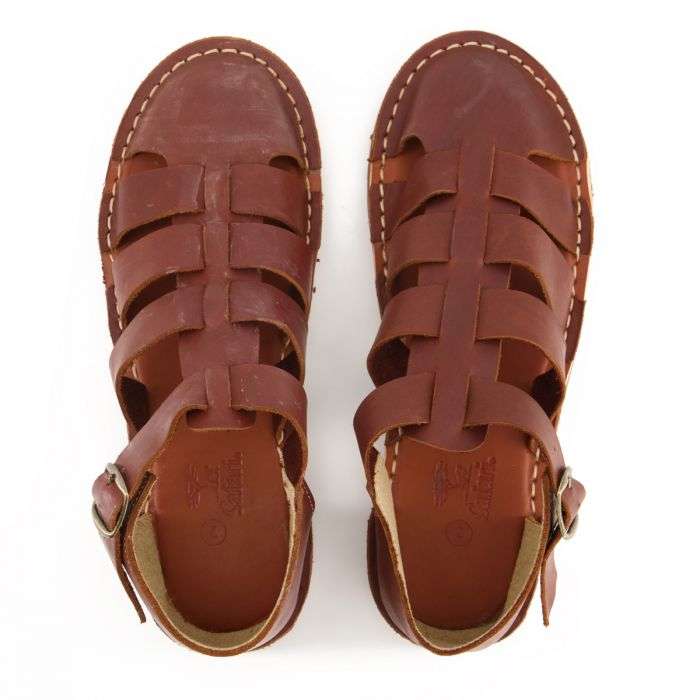 BATA SAFARI MENS SANDAL CLOSE TOE TAN SIZE 10