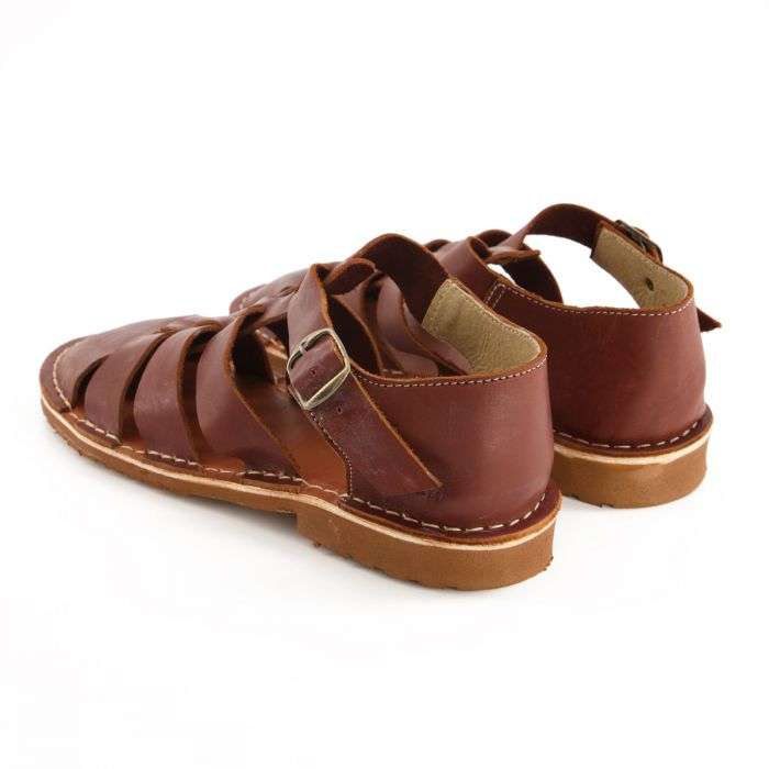 BATA SAFARI MENS SANDAL CLOSE TOE TAN SIZE 10