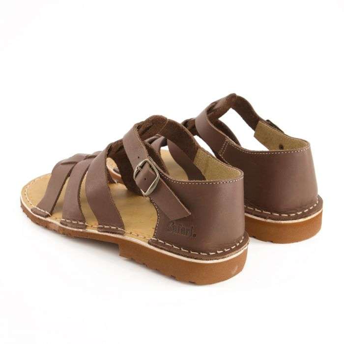 BATA SAFARI MENS SANDAL OPEN TOE COGNAC SIZE 8