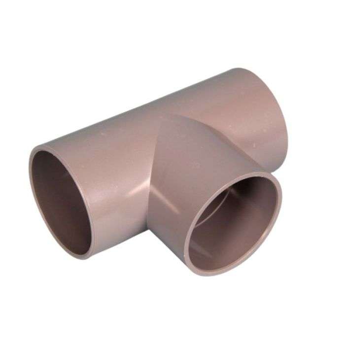 BLU52 TEE PIECE POOL PVC GREY 50MM