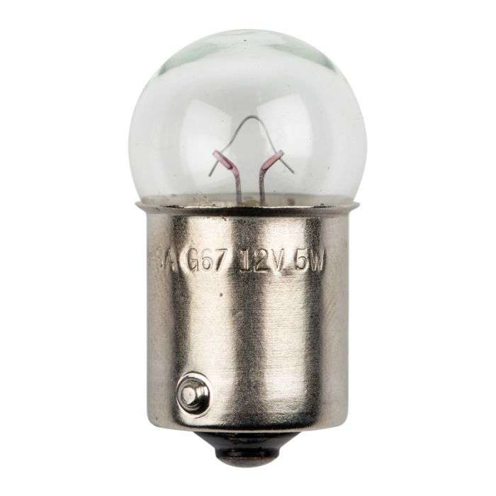 BULK PACK 10 X GLOBE SINGLE FILAMENT 12V G67