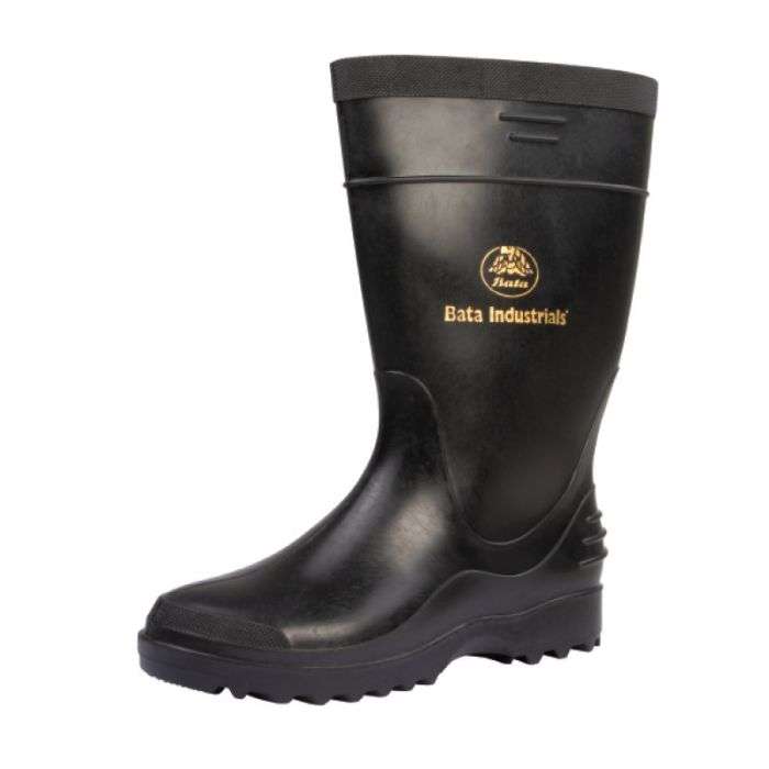 BATA ELEGANT LADIES GUMBOOT BLACK SIZE 3