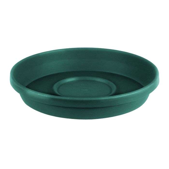 BULK PACK 10 X SEBOR SUPER POT SAUCER 20CM GREEN