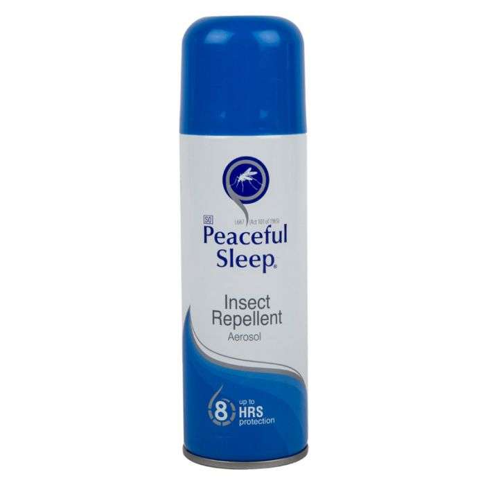 BULK PACK 10 X PEACEFUL SLEEP INSECT REPELLENT AEROSOL 150G