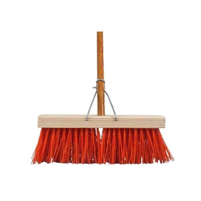 APOLLO BROOM POLY BASS BRISTLE HARD HD 12 INCH 305