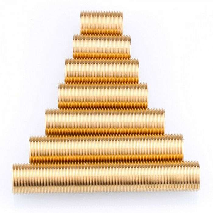 BRASS RUNNING NIPPLE 22MM X 50MM