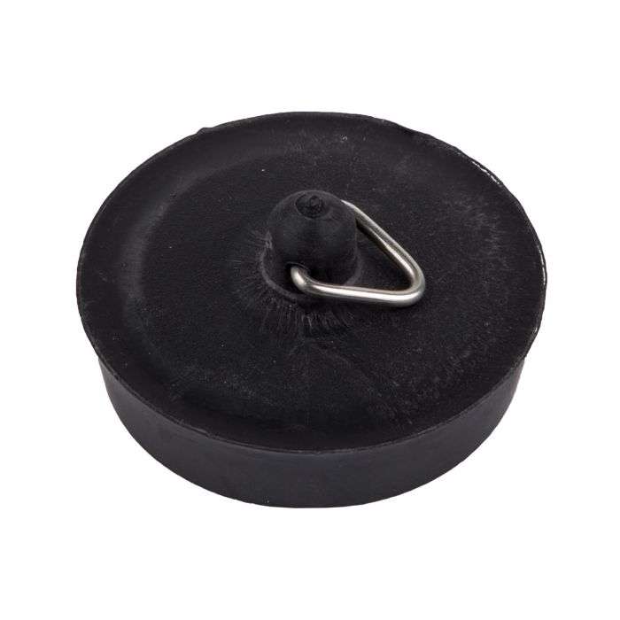 BULK PACK 10 X BASIN PLUG BLACK LOOSE