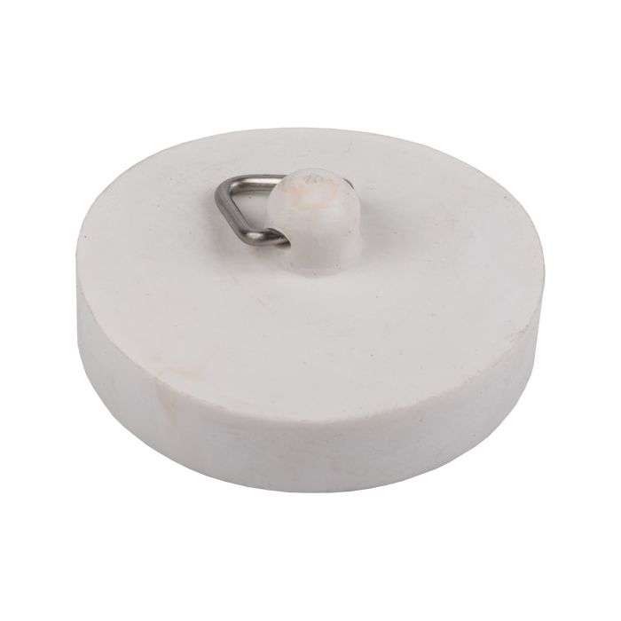 BULK PACK 10 X BATH PLUG WHITE LOOSE