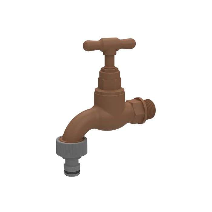 BULK PACK 10 X PRO CLOSE GARDEN TAP 22MM 3/4INCH