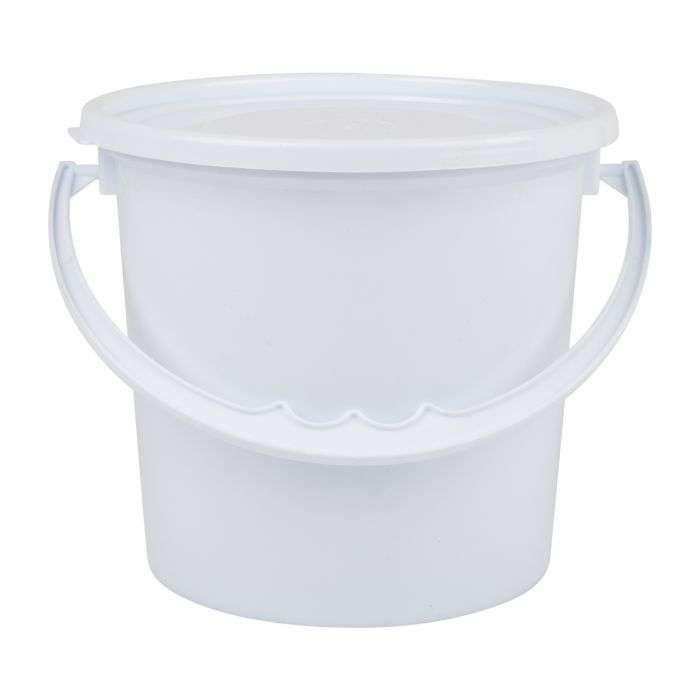 BUCKET PLASTIC + LID 1L