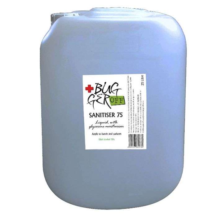 BUGGER OFF HAND SANITIZER LIQUID 25L