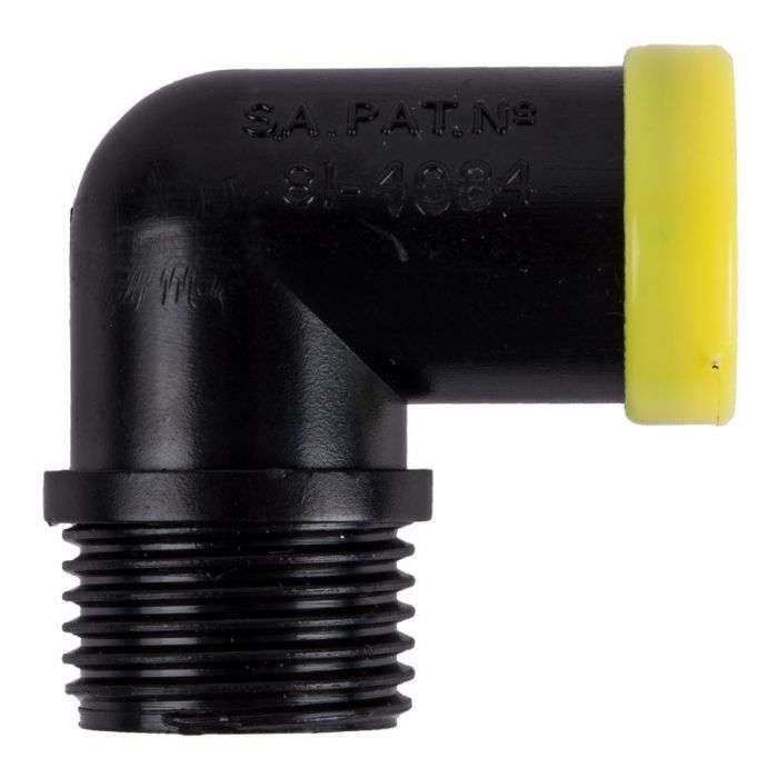 FULL FLOW MALE COMBINATION ELBOW 20MM X 1/2 IN.