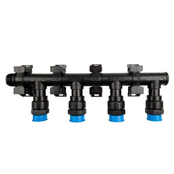 EMJAY®MANIFOLD PVC ASSEMBLED 4 STATION