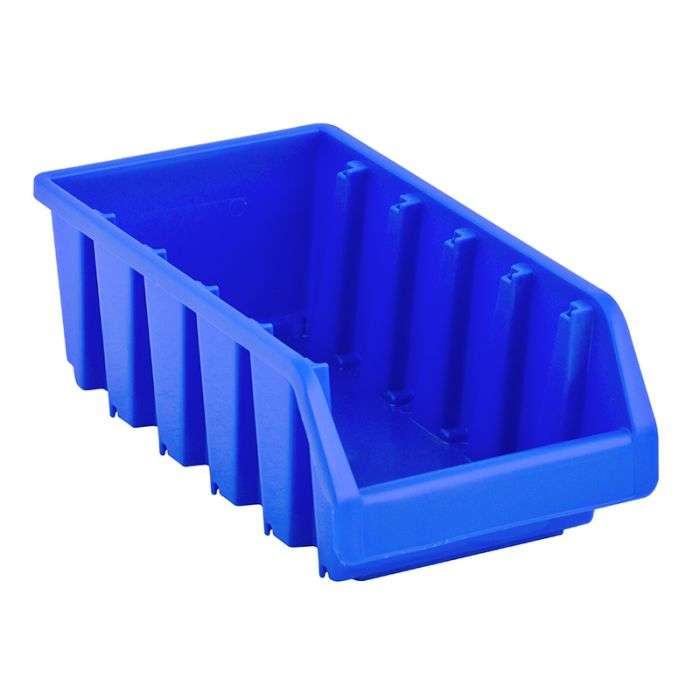 PLASTIC CRATE/BIN NO 2 115X160X75MM BLUE EA