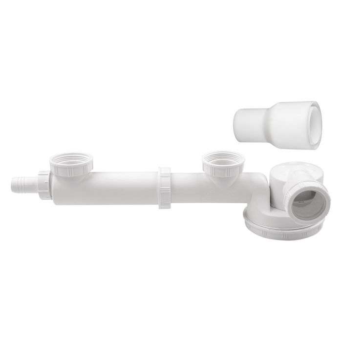 WIRQUIN TRAP SINK ESPACE DOUBLE + W/M CONN (BOX)
