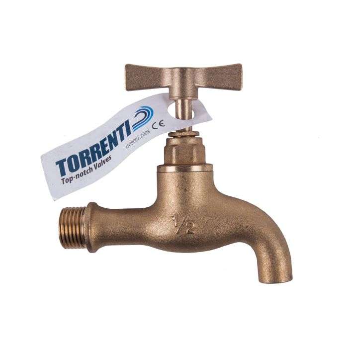 TORRENTI TAP BRASS PLAIN 200 15MM