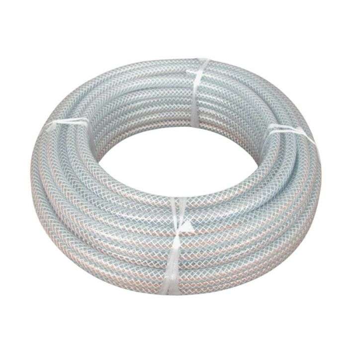 HOSE LAB CLEAR REINFORCED 12MM 30M