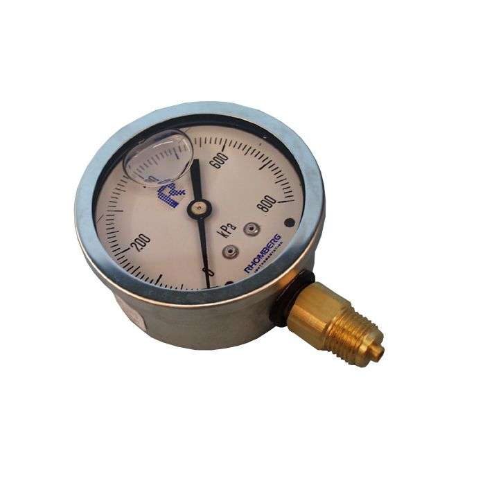 PRESSURE GAUGE GLYCERINE 0-800KPA