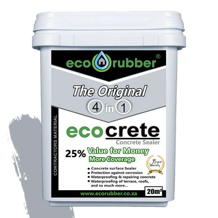 ECO RUBBER ECO CRETE 20KG LIGHT GREY