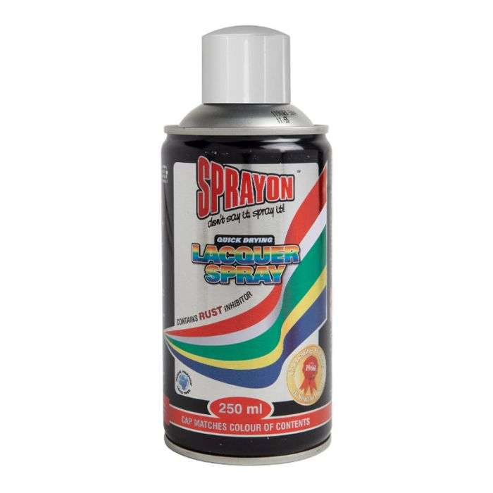SPRAYON STD SPRAY PAINT MIST GREY 250ML