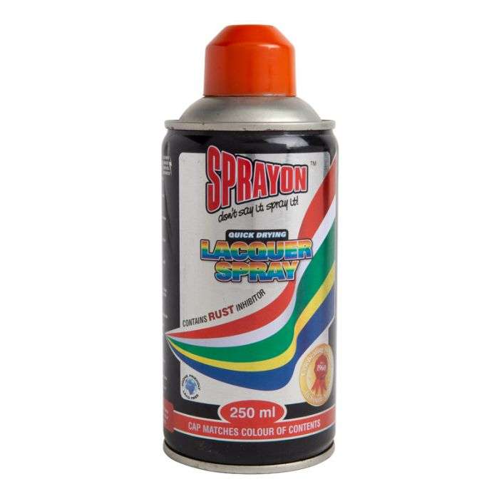SPRAYON STD SPRAY PAINT INTERNATIONAL ORANGE 250ML