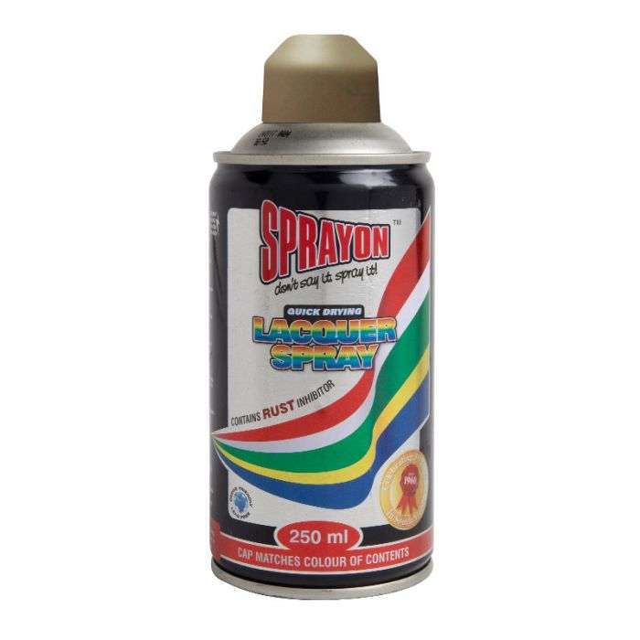 SPRAYON STD SPRAY PAINT SATIN GOLD 250ML