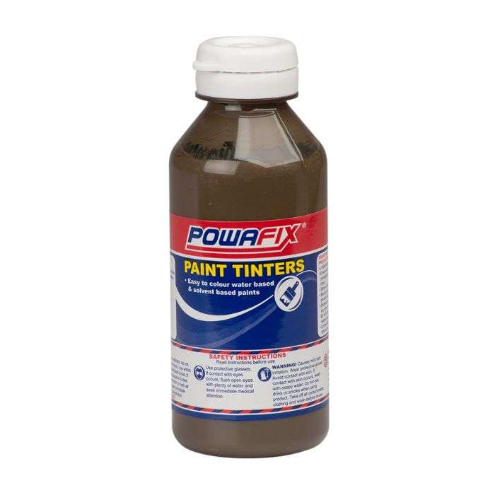 BULK PACK 6 X POWAFIX PAINT TINTERS BROWN OXIDE 100ML
