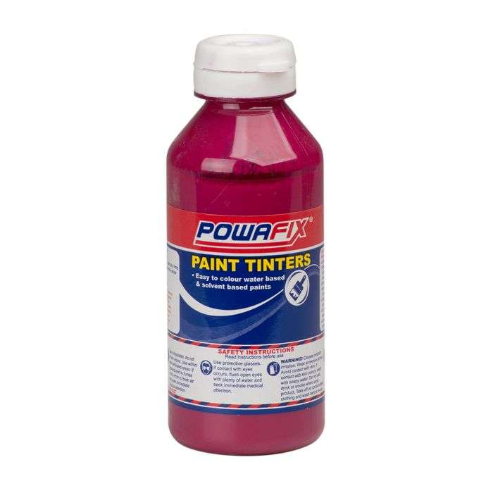 BULK PACK 6 X POWAFIX PAINT TINTERS MAGENTA 100ML