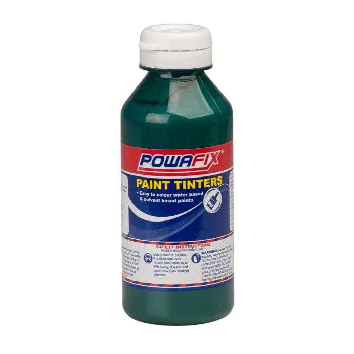 BULK PACK 6 X POWAFIX PAINT TINTERS PHTHALO GREEN 100ML