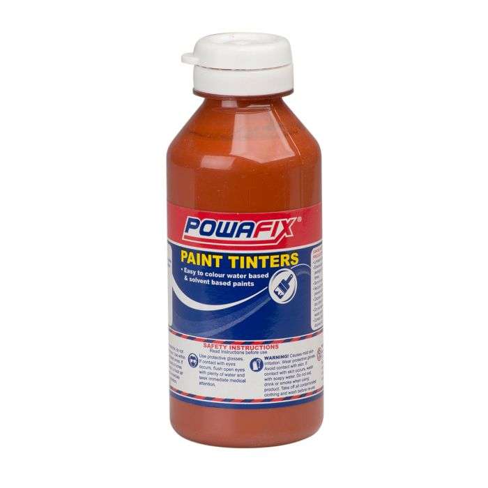 BULK PACK 6 X POWAFIX PAINT TINTERS RED OXIDE 100ML