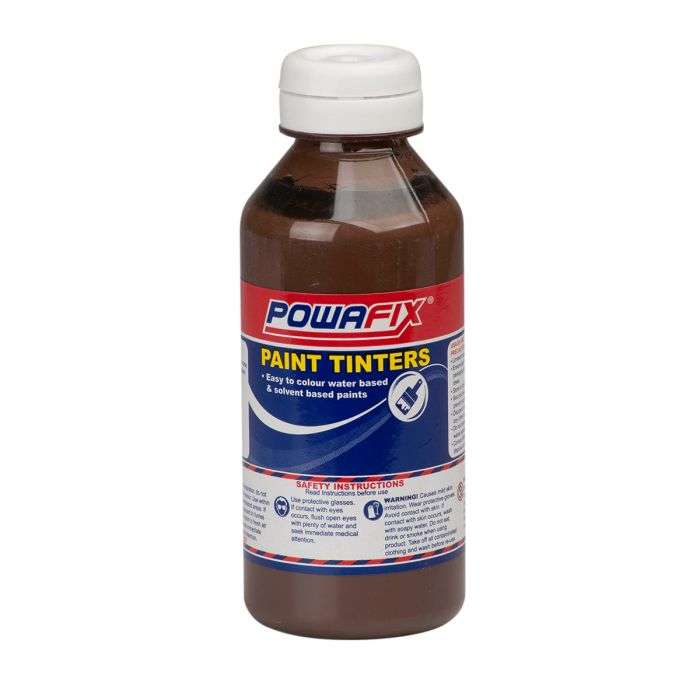 BULK PACK 6 X POWAFIX PAINT TINTERS RAW UMBER 100ML