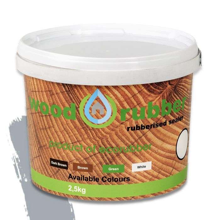 ECO RUBBER WOOD RUBBER 2.5KG LIGHT GREY