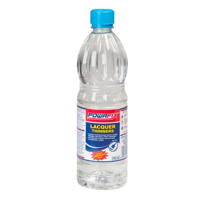 BULK PACK 12 X POWAFIX LACQUER THINNERS A 750ML