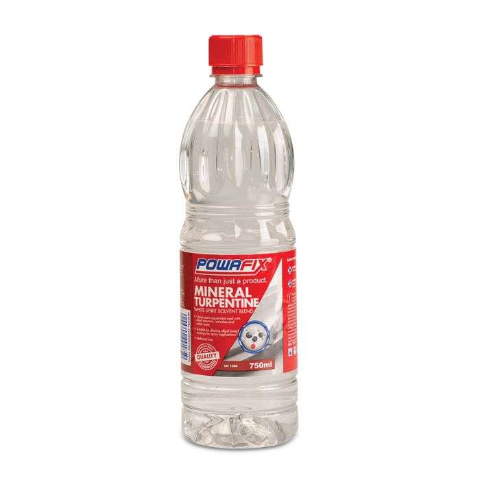 BULK PACK 12 X POWAFIX MINERAL TERPENTINE 750ML