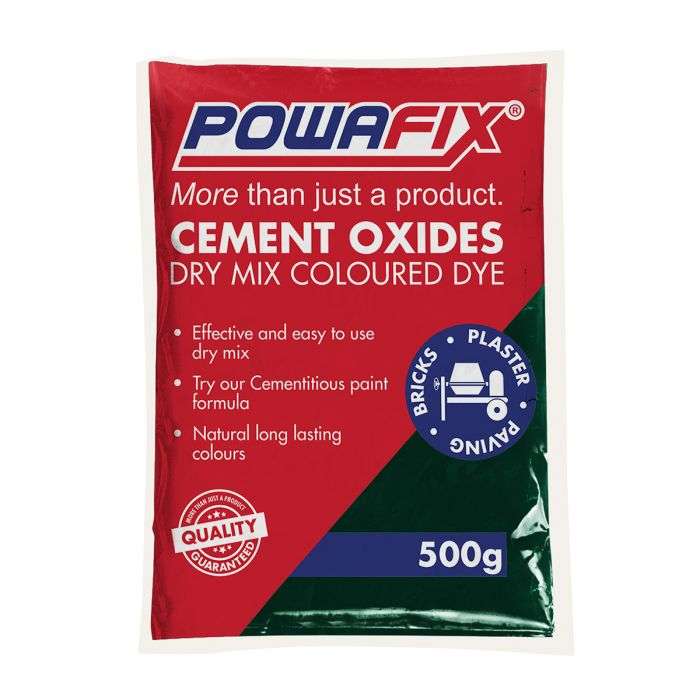 POWAFIX CEMENT OXIDE POWDER GREEN 500G