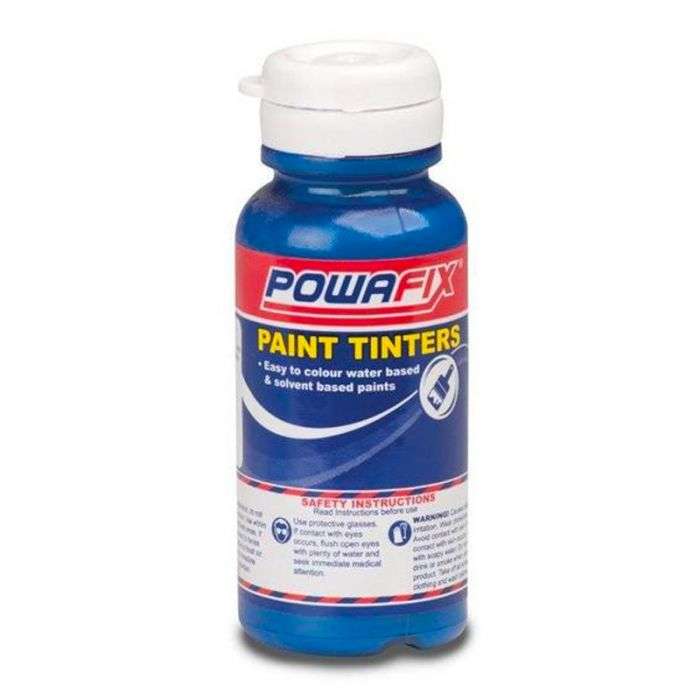 BULK PACK 6 X POWAFIX PAINT TINTERS PHTHALO BLUE 50ML