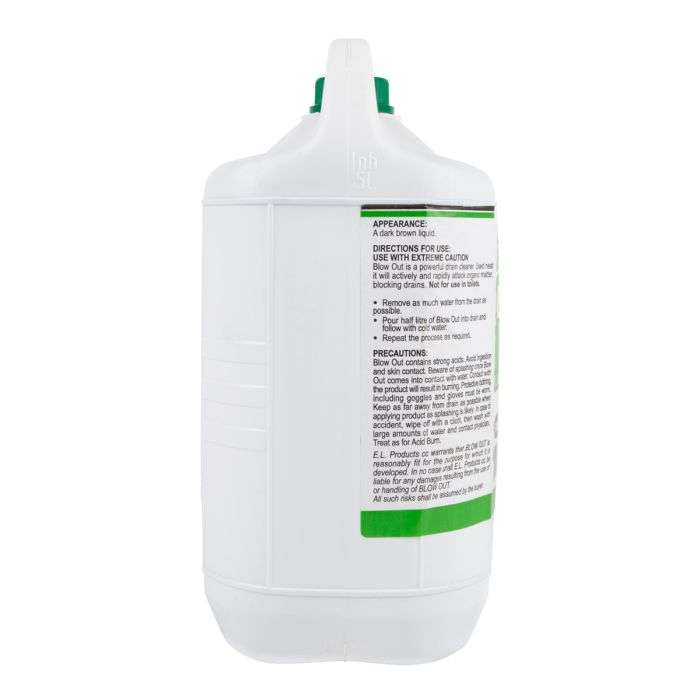BULK PACK 4 X BLOWOUT ACID BASE DRAIN CLEANER 5L