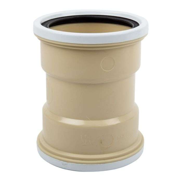 WASTE SOCKET DOUBLE PVC UG 110MM SABS
