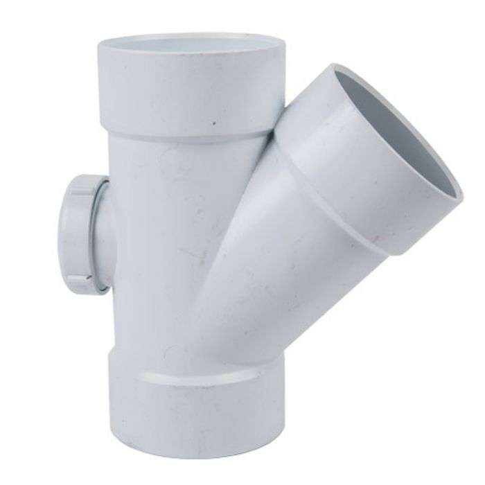 WASTE JUNCTION 45DEG SV I.E 40MM SABS