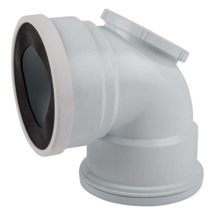 WASTE PAN CONNECTOR BEND SV I.E 110MM SABS
