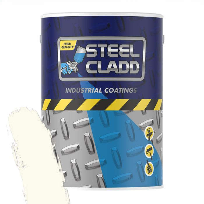 STEEL CLADD QUICK DRY ENAMEL FIAT OFF WHITE 5L