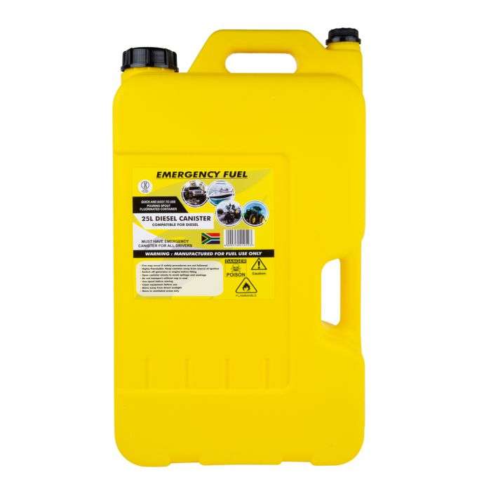 JERRY CAN PLASTIC DIESEL 25L