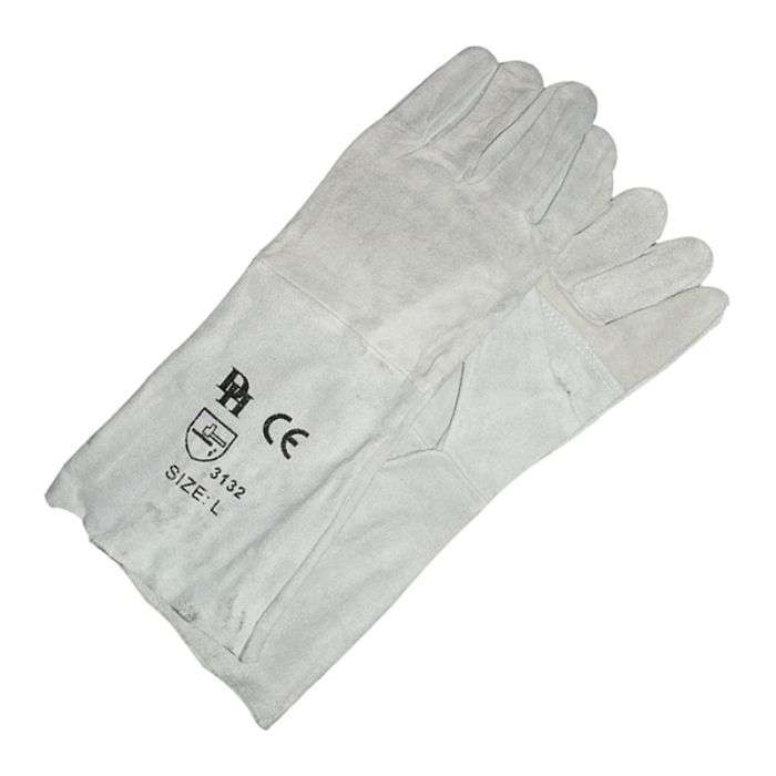 SKUDO GLOVE CHROME + LEATHER REINFORCED PALM 200MM