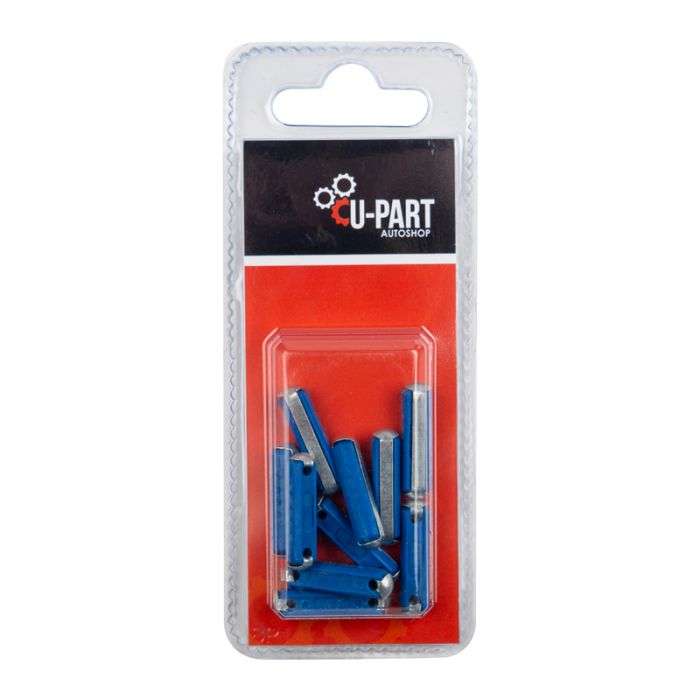 BULK PACK 5 X U-PART CERAMIC FUSE 25AMP X10